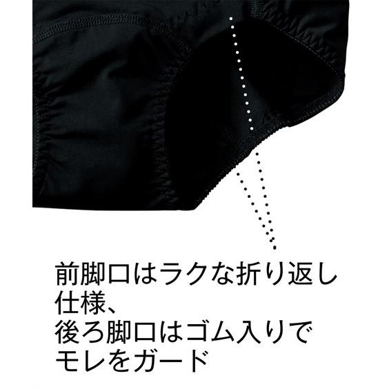 ショーツ サニタリー レディース 接触冷感 ストレッチ 深ばき サニタリー 2枚組 羽付ナプキン対応 昼夜各1枚 夏 LL/3L ニッセン nissen｜nissenzai｜08