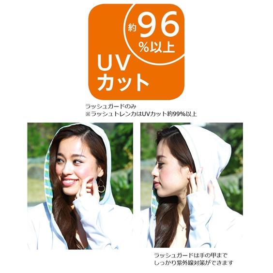 ニッセン 水着 レディース ラッシュガード & トレンカ付 ニッセン 水着 レディース ラッシュガード & トレンカ付