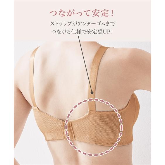 ニッセン（nissen） ブラジャー ノンワイヤー 大きいサイズ レディース