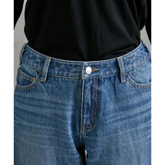 パンツ テーパード 大きいサイズ レディース ボーイフレンド デニム ウエスト96/98/106/114/122cm ニッセン nissen_14