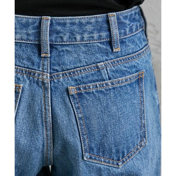 パンツ テーパード 大きいサイズ レディース ボーイフレンド デニム ウエスト96/98/106/114/122cm ニッセン nissen_16