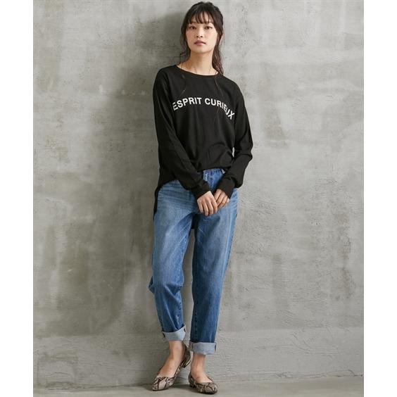パンツ テーパード 大きいサイズ レディース ボーイフレンド デニム ウエスト96/98/106/114/122cm ニッセン nissen_4
