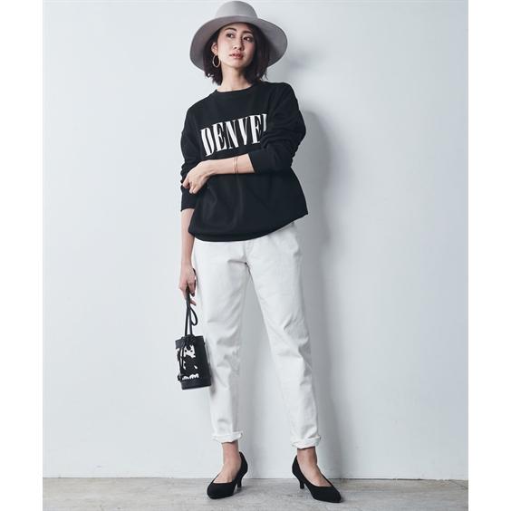 パンツ テーパード 大きいサイズ レディース ボーイフレンド デニム ウエスト96/98/106/114/122cm ニッセン nissen_11