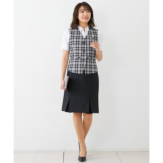ニッセン 事務服 ベスト スカート スーツ レディース セット