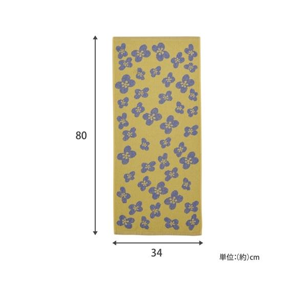 タオル フェイス お買得 北欧調フラワー柄 毎日フェイス 5枚セット  約 34×80cm ニッセン nissen｜nissenzai｜08