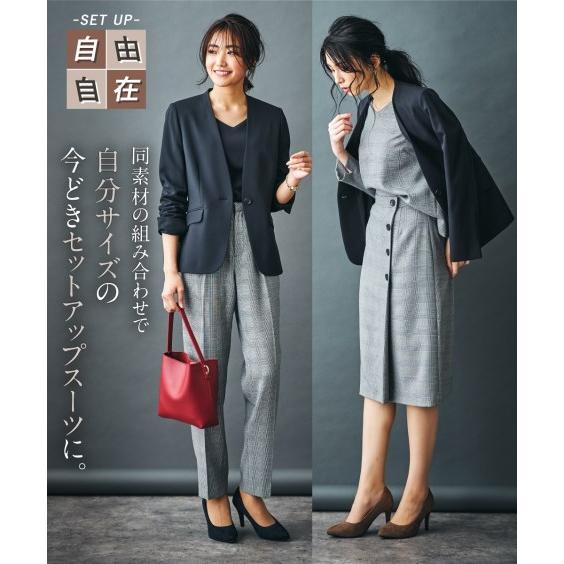 ニッセン（nissen） スーツ レディース ジャケット 洗える ストレッチ