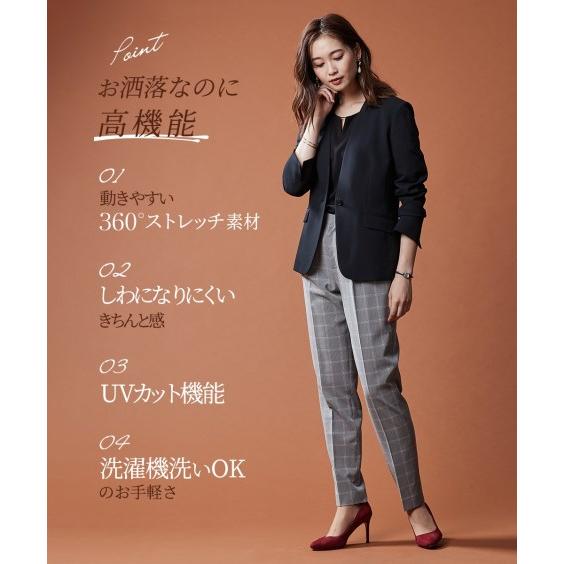 ニッセン（nissen） スーツ レディース ジャケット 洗える ストレッチ