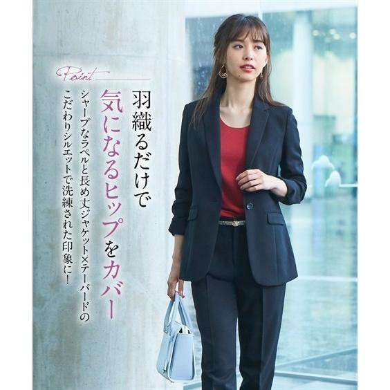 超特価通販 事務服 大きいサイズ 4l 5l 6l グレー系 黒 ニッセン Nissen ニッセン Paypayモール店 通販 Pay スーツ レディース パンツ ジャケット ウール調 洗える ストレッチ ロング丈 セット オフィス 秋 冬 得価超特価 Sulutprov Go Id
