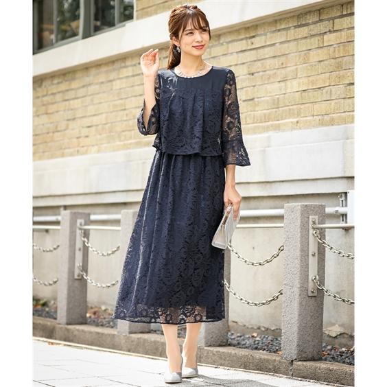 ニッセン（nissen） ドレス パーティー 大きいサイズ レディース