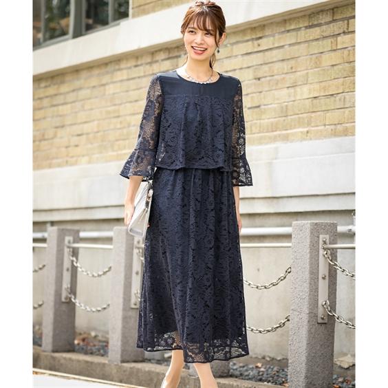 ニッセン（nissen） ドレス パーティー 大きいサイズ レディース