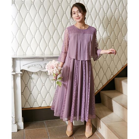 ニッセン（nissen） ドレス パーティー 大きいサイズ レディース