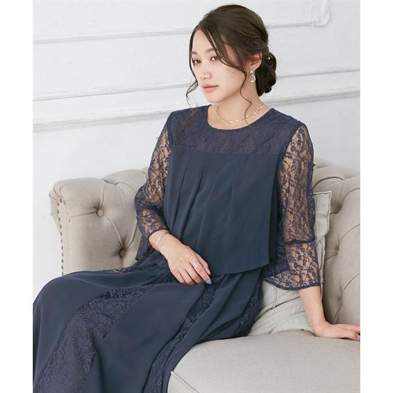 ニッセン（nissen） ドレス パーティー 大きいサイズ レディース