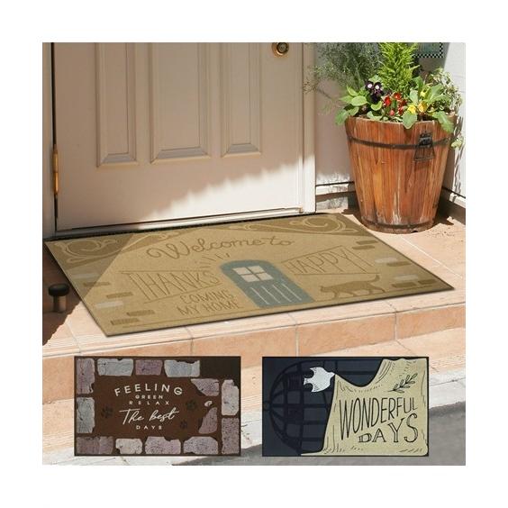 ニッセン マット 玄関 屋内屋外兼用 ホーム 約 45x75cm nissen : ニッセン Yahoo!店 - 通販 - Yahoo!ショッピング