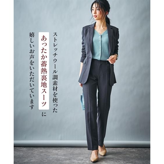 2点/洗える/UV/防臭/スーツ/パンツ/21号/就活/オフィス●&1461 特価】【WEB限定価格】洗える ストレッチ 2パンツスーツ 紺