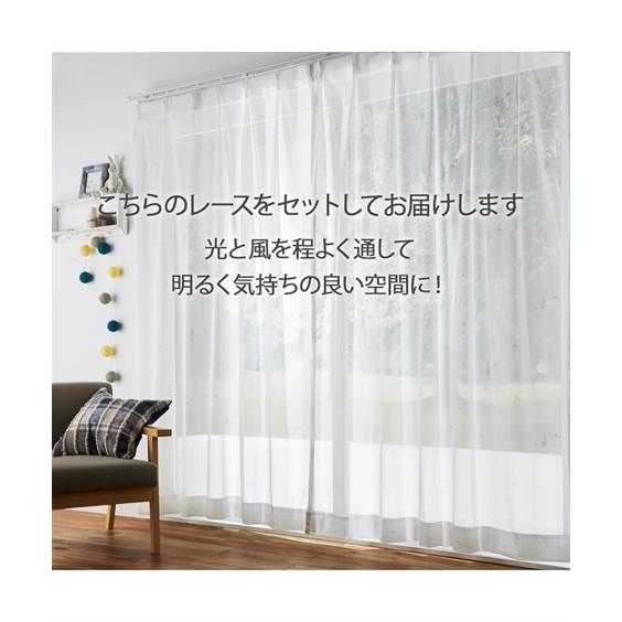 ニッセン（nissen） カーテン レース セット ピーターラビットTM 北欧