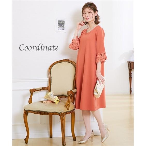 ワンピース マタニティ 大きいサイズ ママ 産前 産後 授乳 服には見えない 袖口 レース使い チュニック 4l 5l 6l ニッセン Nissen ニッセン Paypayモール店 通販 Paypayモール