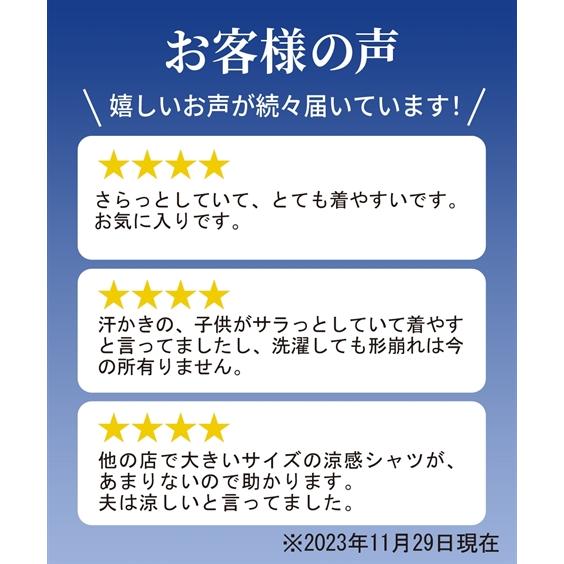 大きいサイズ メンズ 吸汗速乾 なめらか ストレッチ 深Vネック 半袖 3枚組 夏 肌着 トップス 3L/4L/5L ニッセン nissen｜nissenzai｜05