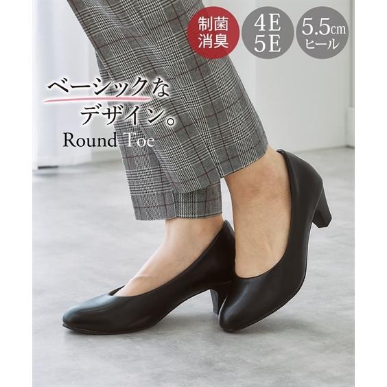 ニッセン（nissen） パンプス 大きいサイズ レディース ブラック