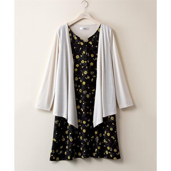 チュニック 大きいサイズ レディース 重ね着風 ワンピース Stairs カットソー 4l ニッセン ニッセン Paypayモール店 通販 Paypayモール