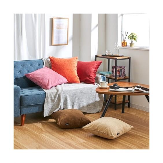 クッションカバー tentens ラ・セゾン クッションカバー J-98073 ディープグリーン ｜ジャスト