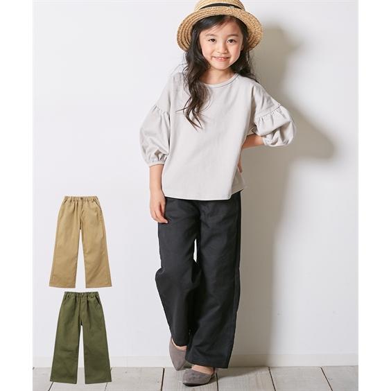 パンツ キッズ ツイルワイド 男の子 女の子 子供服 ジュニア服 ボトムス 身長100 110 1 130cm ニッセン Nissen ニッセン Paypayモール店 通販 Paypayモール
