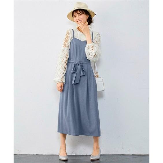 ジャンパー スカート 大きいサイズ レディース ウエスト リボン付 8l 10l ニッセン Nissen ニッセン Paypayモール店 通販 Paypayモール