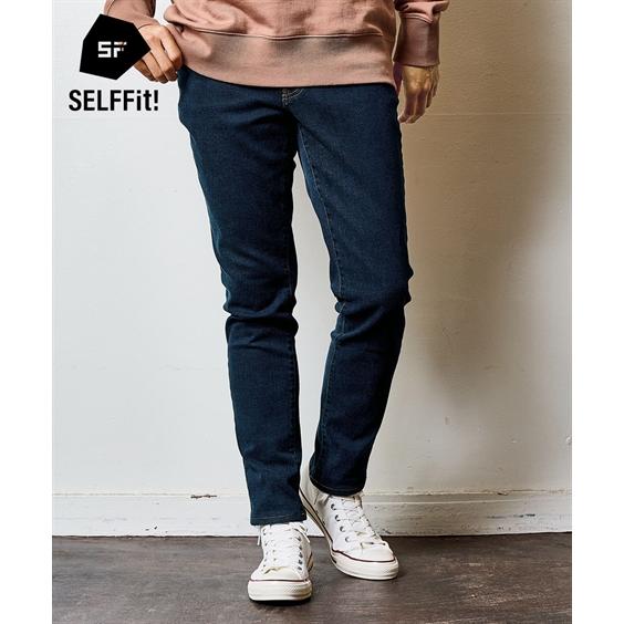 ジーンズ スキニー デニム メンズ ストレッチ 5ポケット スリムシルエット 股下75cm ウエスト97 1cm ニッセン Nissen ニッセン Paypayモール店 通販 Paypayモール