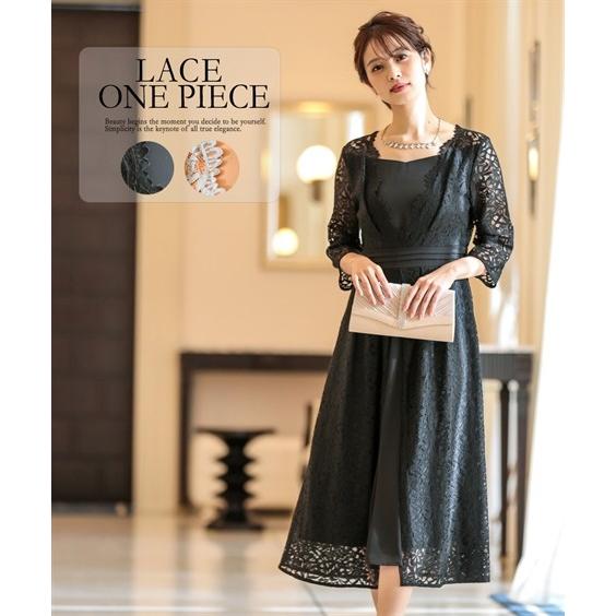 ドレス パーティー 大きいサイズ レディース カシュクール レース ワンピース 結婚式 二次会 お呼ばれ セミフォーマル対応 披露宴 謝恩会 4l ニッセン Nissen ニッセン Paypayモール店 通販 Paypayモール