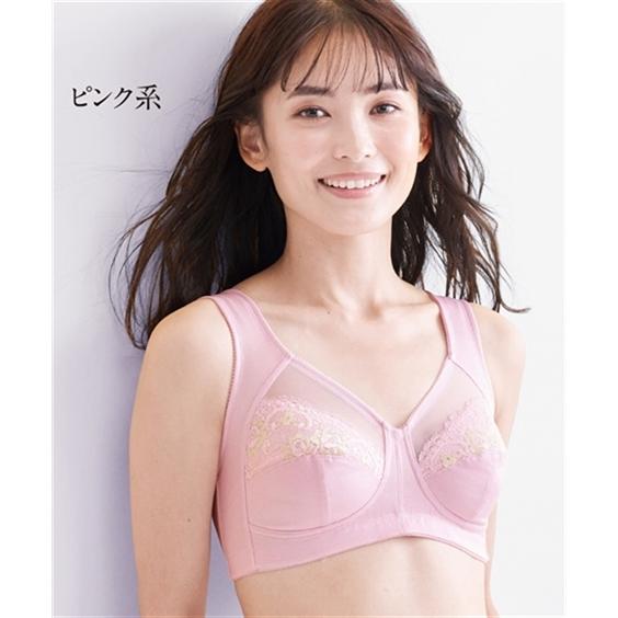 ニッセン（nissen） ブラジャー ノンワイヤー 大きいサイズ レディース