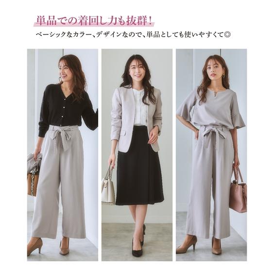 ニッセン（nissen） スーツ パンツ 大きいサイズ レディース ドビー