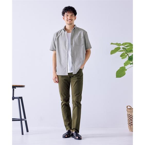 ニッセン（nissen） パンツ メンズ スリム ストレッチ チノ 股下67cm