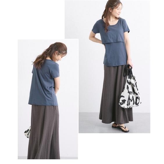 ニッセン（nissen） 大きいサイズ ママ 産前 産後 授乳服 半袖