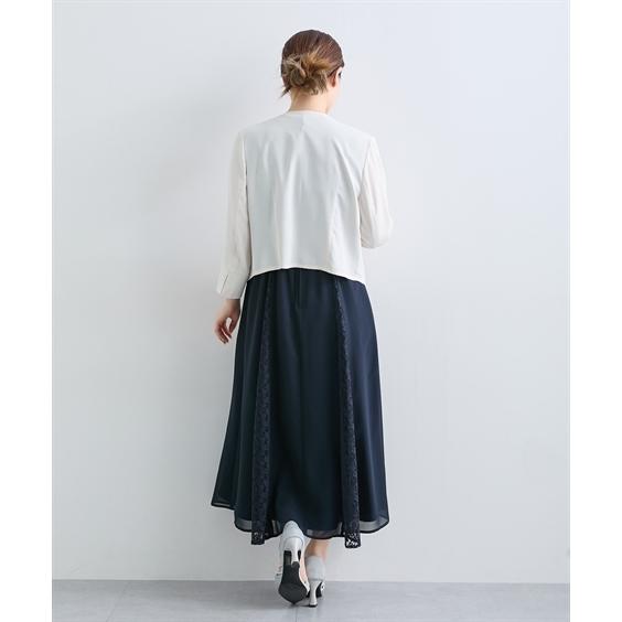 ニッセン（nissen） ドレス パーティー レディース 2点セット レース