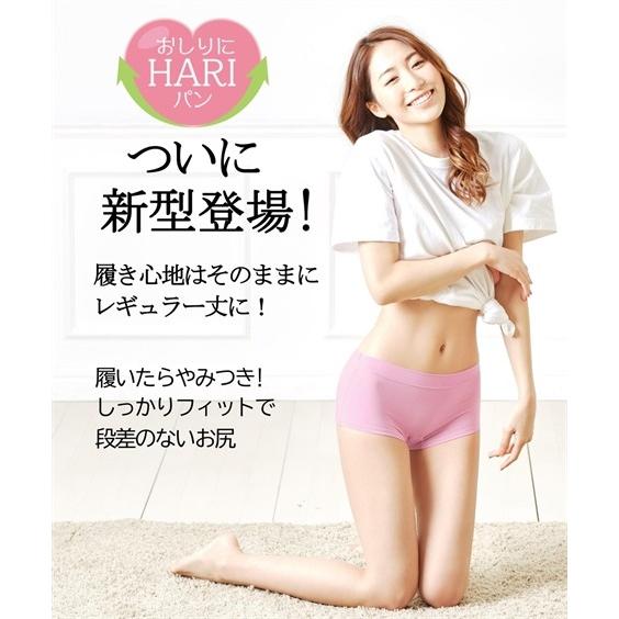 ショーツ スタンダード レディース おしりにハリパン ストレッチ お腹脚口らくちん レギュラーボクサー 2枚組 S/M/L/LL/3L ニッセン nissen | ニッセン | 08