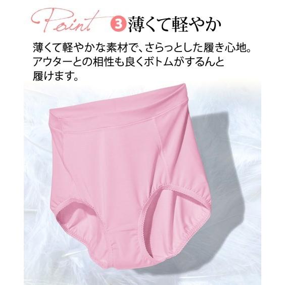 ショーツ スタンダード レディース おしりにハリパン ストレッチ お腹脚口 らくちん 深ばきボクサー 2枚組 足口改良タイプ S/M/L/LL/3L ニッセン nissen | ニッセン | 18