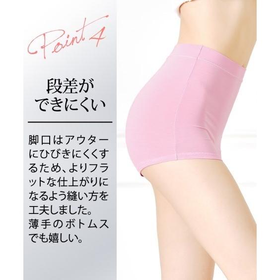 ショーツ スタンダード レディース おしりにハリパン ストレッチ お腹脚口 らくちん 深ばきボクサー 2枚組 足口改良タイプ S/M/L/LL/3L ニッセン nissen | ニッセン | 25