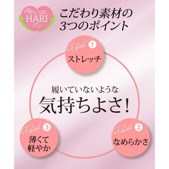 ショーツ スタンダード レディース おしりにハリパン ストレッチ お腹脚口 らくちん 深ばきボクサー 2枚組 足口改良タイプ S/M/L/LL/3L ニッセン nissen | ニッセン | 15