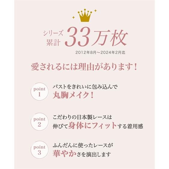 ニッセン（nissen） ブラジャー ワイヤー入り 大きいサイズ レディース