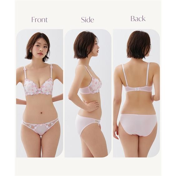 ニッセン（nissen） ブラジャー ショーツ セット レディース ガーリー