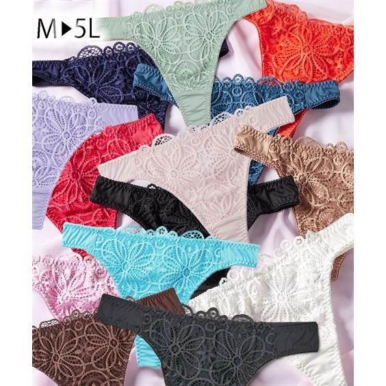 ニッセン（nissen） ショーツ レディース レーシー Tバック M/L/LL