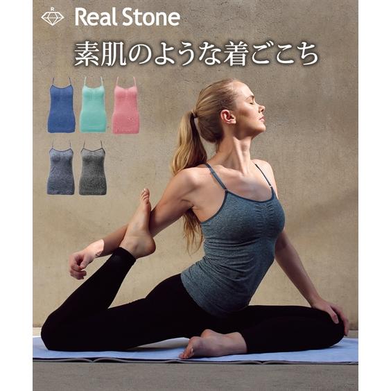 Real Stone ヨガウェア 上下セット Mサイズ リアルストーン)real stone
