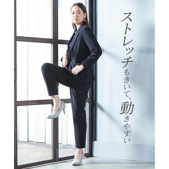 スーツ パンツ レディース タテヨコ ストレッチ テーラード ジャケット