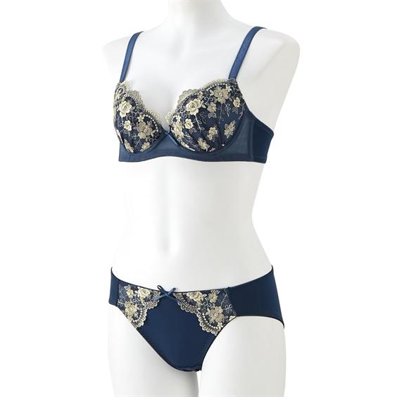 ニッセン（nissen） ブラジャー ショーツ セット レディース 小花柄
