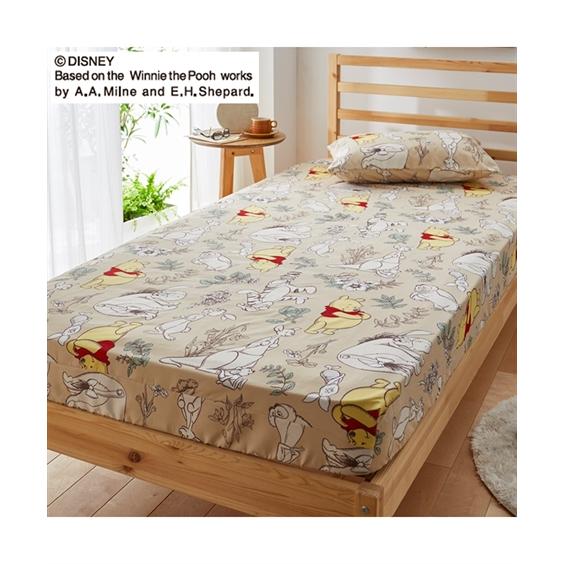 ニッセン（nissen） ディズニー シーツ すっぽりと包める プーさん柄