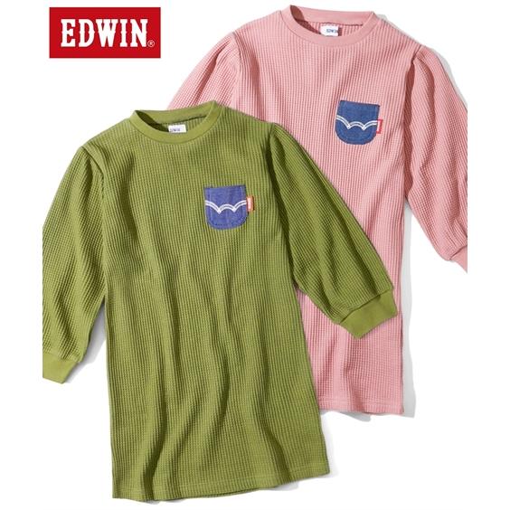 Edwin ワンピース エドウィン ワッフル 女の子 ベビー服 子供服 身長80 90cm ニッセン Nissen ニッセン Paypayモール店 通販 Paypayモール