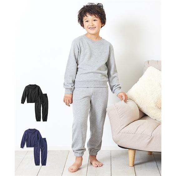 パジャマ 裏毛 長袖 スウェット 迅速な対応で商品をお届け致します スーツ 男の子 女の子 身長140 子供服 150 Nissen ジュニア服 160cm ニッセン