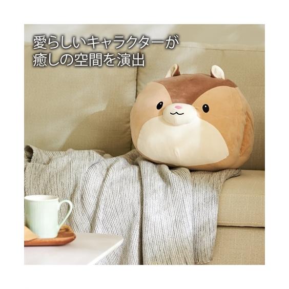 クッション 愛らしい キャラクター もちもち 抱きクッション シマリス ニッセン Nissen ニッセン Paypayモール店 通販 Paypayモール