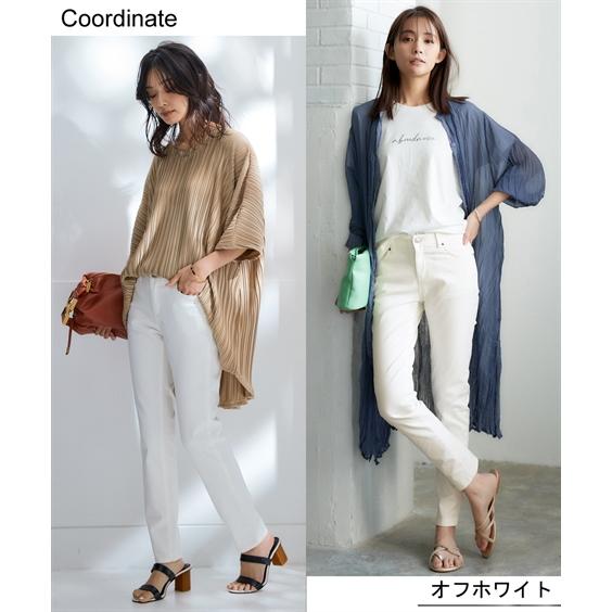 ニッセン パンツ スキニー スリム レディース すごく伸びる 綿混 ニッセン パンツ スキニー スリム レディース すごく伸びる 綿混