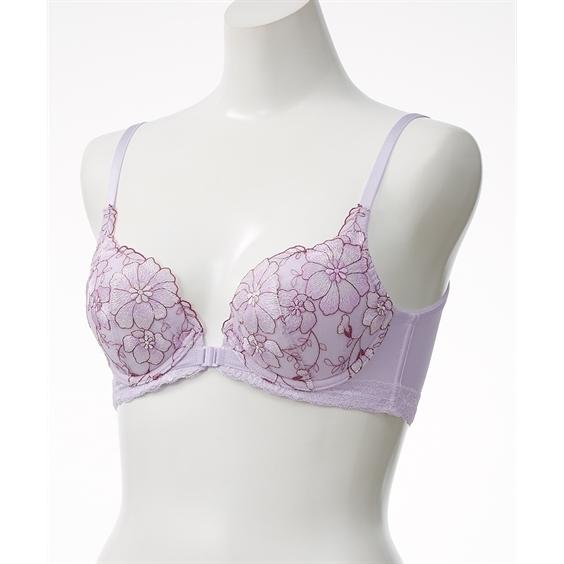 ニッセン（nissen） ブラジャー ワイヤー入り レディース 脇高 背中