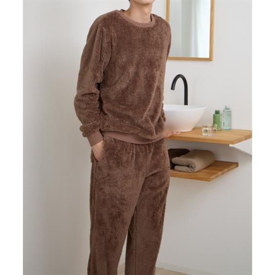 パジャマ メンズ あったか ボア フリース 上下セット 冬 M L Ll ニッセン Nissen ニッセン Paypayモール店 通販 Paypayモール